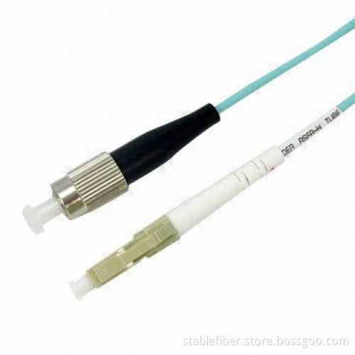 MM Duplex/Simplex FC-LC OM4 Patch Cord with Ultra Low Back Reflection and Low Insertion Loss